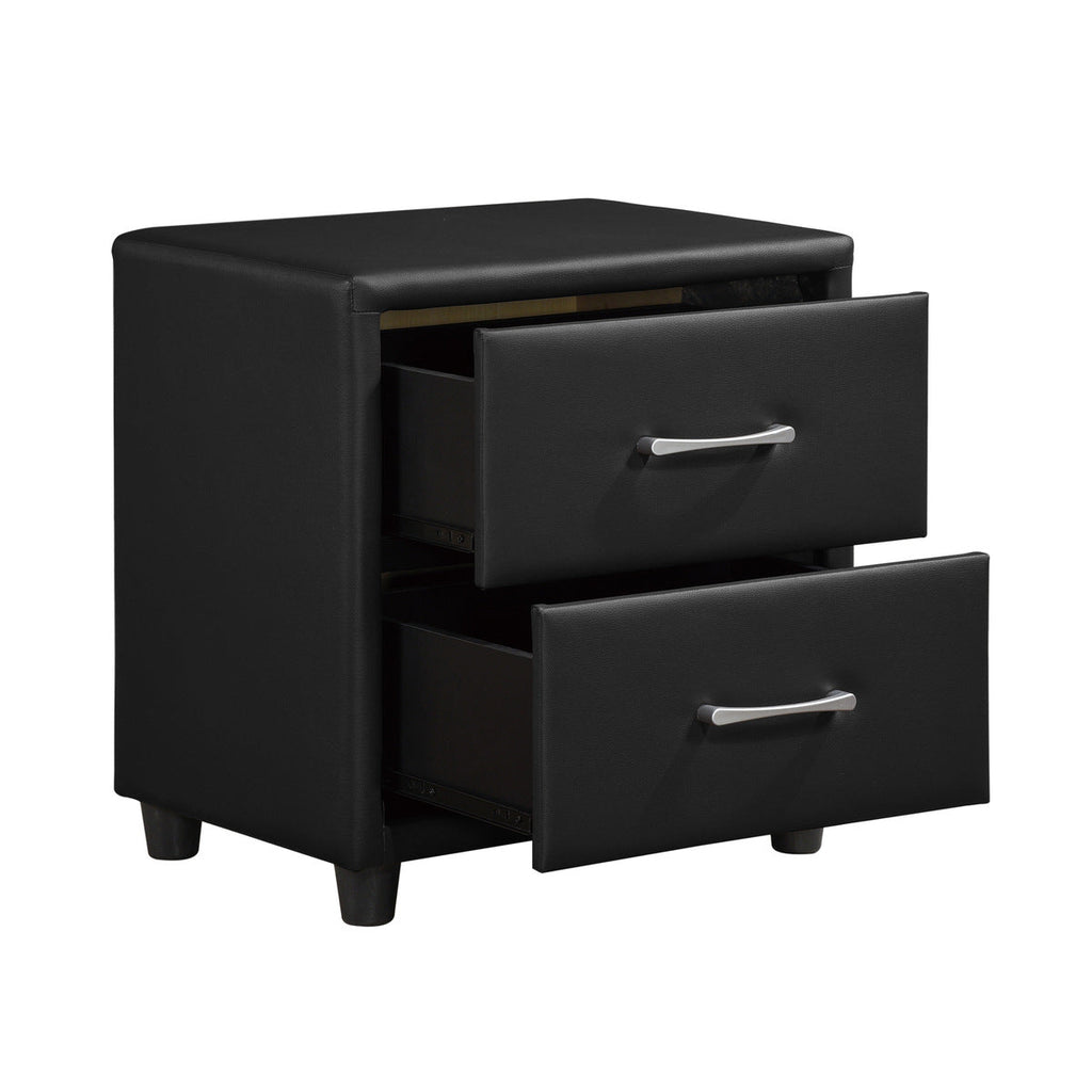 Lorenzen Night Stand Black