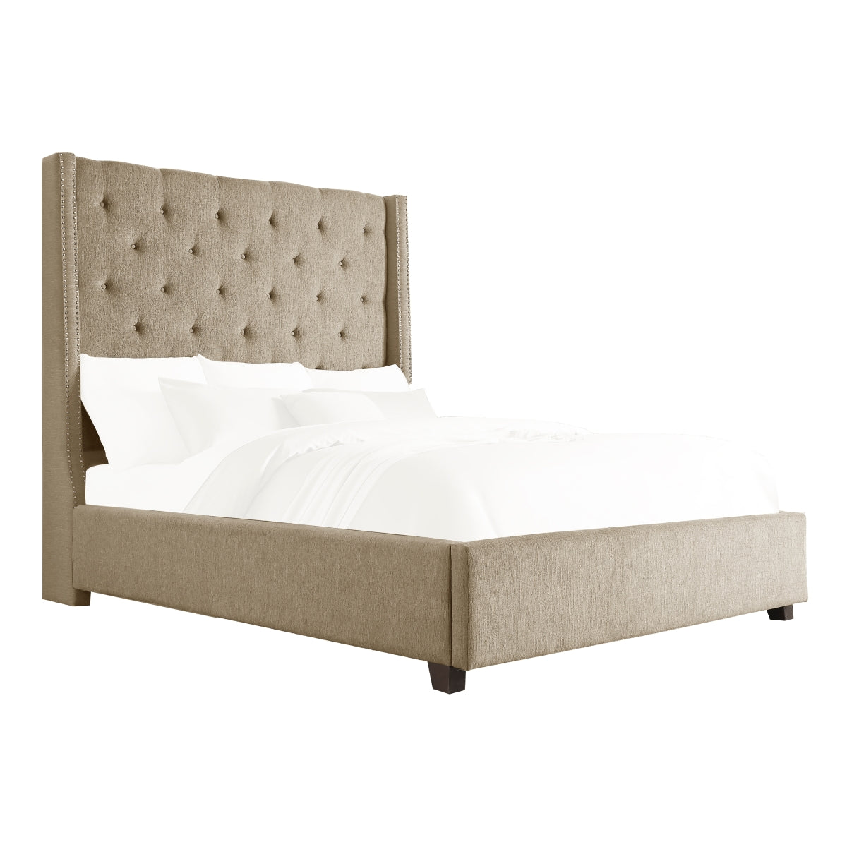 Elena Bed W/ Drawer Brown